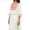 Ladies White Kurta Cotton on Printed Pattern Designs HSD2288