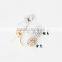 Stainless steel needle earring,superstar designs crystal ball earrings with pearl