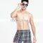 stripe design cotton woven boxer shorts for men
