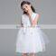 New arrival kids embroidered sleeveless dress child baby dress mode baby girl princess dresses#L563