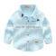 S33478W Casual Button Long-sleeved Cool Kids Baby Boy Shirt