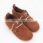 Flat shoes wholesale suede leather kids oxford shoes