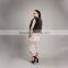 Myfur New Design Real Fox Fur Vest Dark Grey Fox Fur Waistcoat