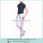 latest design special lapel slim fit ladies golf pants