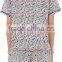 Top selling printing shirt and shorts women pajamas sleepwear