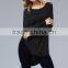 Factory direct soft long sleeve large size old fashion blouse for wholesale 2017