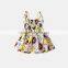 Sleeveless kid girl dress girl boutique dress