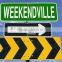 Custom factory sale PVC lighted safety road signs reflective sticker for warning