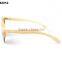 high quality cheap bamboo sunglasses PC frame AC smoke lenses sunglasses B2012
