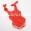 13 styles Hot Sales Bow-tie Solid Color Braces Baby Girl Toddler Rompers Moq 1 pcs