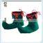 Non Woven Felt Cheap Christmas Party Fancy Dress Elf Shoes HPC-1004