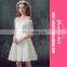 White Short Bride Wedding Dresses Half Sleeves Bride Wedding Toast Dress