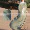 Long Kimono Coat Cardigan New Model Front Open Abaya 2017 Wholesale Muslim Clothing White Daisy Embroidery Pattern Abaya