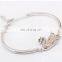 Austrian crystal bracelet Ballet swan silver bracelet