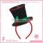 Diva Christmas Mini Top Hat Fascinator Party Headband top hat mini hat headband