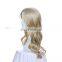 Styler Brand 24" light blonde wig long big wavy hair women cosplay party costume blonde wig