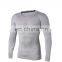 Men Compressed Tights Long Sleeve Running Shirt Bodybuilding Sportswear Wholesale