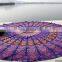Indian Blue Mandala Wall Hanging Round Tapestry Throw Boho Bohemian Beach Throw