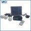 Multifunctional solar powered mini project fiber optic home solar lighting system for indoor