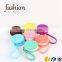 CR Factory OEM support new trendy earphone bag lovely pink color round shape silicone coin purse