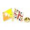 Mingfengxing Souvenirs custom logo double bulk flag pin