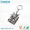 Professional engraved logo metal keychain custom spinning keychain