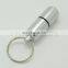Waterproof Aluminum Medicine Pill Container Box Bottle Case Key Chain Holder