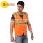 Adult reflex pocket safety working vest