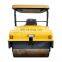 Ride-on hydraulic vibratory double drum road roller