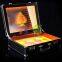 Three Bottle Champagne Case and Carrier with Infinity Mirror  custom LED Champagne