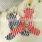 Dog Clothes stripe suspenders poodle wing Flying chickens Pet puppy apparel factory outlet