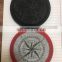 Black promotional gift 10cm Round Silicone Drink Coasters with Absorbent Soft Felt Insert