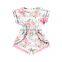 Kids Stripe Pink Flower Boho Pom Pom Rompers Girl Summer Jumper Mommy And me Matching Jumpsuit