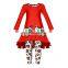 Newest Girl Christmas Saint Clause Outfit Winter Clothing Clothes For Kids