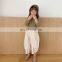 6883/Wholesale family kids solid fashion bottoming undershirt fancy boutique tops for girls