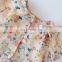 Baby Lapel Romper Summer Dress 2020 New Baby Girl Floral Bag Fart Dress Newborn Short-sleeved Romper