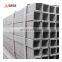 Construction Material 75*75mm galvanized square steel pipe ASTM A53 schedule 40
