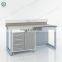 Pharmaceutical laboratory furniture C-frame steel lab work bench work table