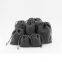 Custom Eco Friendly Grey Drawstring Jewelry Bag Bracelet Packaging Velvet Pouch