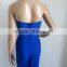 Summer dress wholesale luury 2016 new fashion blue halter sey women evening party bandage Dress Bandage Bodycon Women Wearing