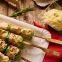 500 Pack Bamboo Skewers - 7 Inch Bamboo Picks Paddle Skewers BBQ Picks for Outdoor Grilling, Kebab, Fondue and More