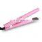 Custom portable flat irons cheap fashion ceramic bling hair straightener with crystal rhinestone