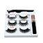 Private Label Packaging Cruelty Free Liquid Waterproof Eyeliner Mink False Lashes Magnet Magnetic Eyelashes