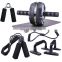 Factory Custom Multifunctional Sports Exercise Gym Equipment Ab Wheel Roller For Abs Workout Push Up Bar Jump Rope