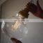 Clear Glass Shell Home Decor Chandelier Nordic Glass Wooden Pendant Lamp