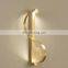 Modern Indoor Metal Copper Finish LED Wall Lamp Retro Decorative Wall Lamps
