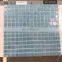 irridiscent light blue color bathroom mosaic tiles and swimming pool tile mosaic splash back hot melting glass mosaics tiles