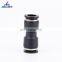 Standard PU-8 Union Straight One Touch Black 4/6/8/10/12/16MM PU Penumatic Tube Fittings Quick Push Connector