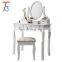 Modern Mirror Dresser Furniture Dressing Table Set Makeup Desk