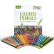 Wholesale custom professional multi wood kids color pencils set with box
